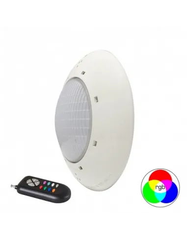 Lampa podwodna płaska biała obręcz światło RGB 900 lm z pilotem (71744)