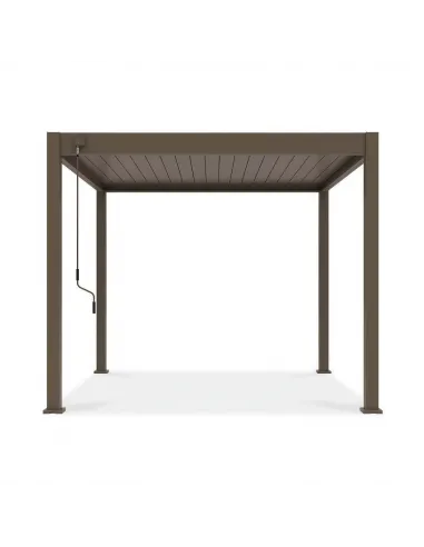 Pergola aluminium Orion 3 x 3m Taupe