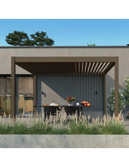 Pergola aluminium Orion 3x4m Taupe 4 nogi