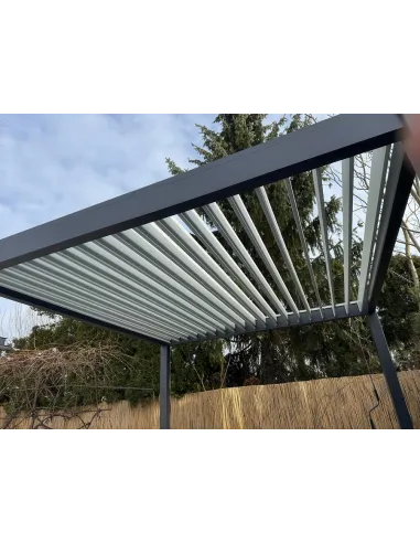 Pergola ogrodowa 3x3m Orion Light grey