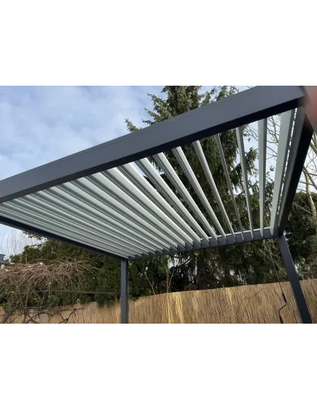 Pergola ogrodowa 3x3m Orion Light grey