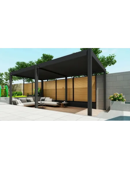 Pergola aluminium Orion 3x6m Anthracite 4 nogi