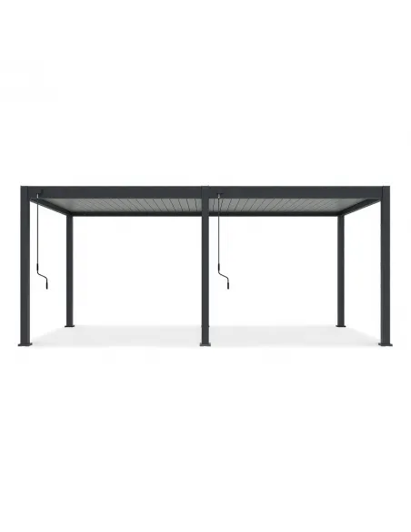 Pergola aluminium Orion 3x6m Anthracite/ Light Grey 4 nogi