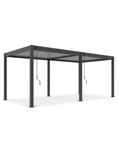 Pergola aluminium Orion 3x6m Anthracite/ Light Grey 4 nogi