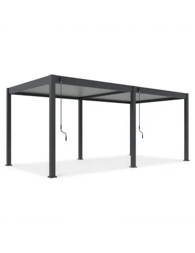 Pergola aluminium Orion 3x6m Anthracite/ Light Grey 4 nogi