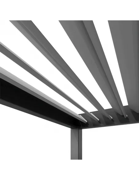 Pergola aluminium Orion 3x6m Anthracite/ Light Grey 4 nogi