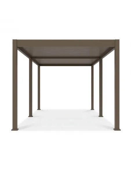 Pergola ogrodowa alumionowa taupe 3x6m Orion