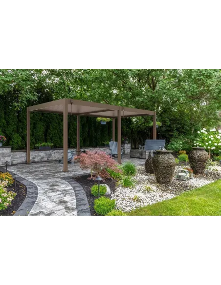 Pergola aluminium Orion 3x6m Taupe 4 nogi