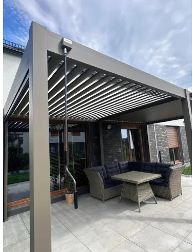 Pergola aluminium Orion 3x6m Taupe 4 nogi