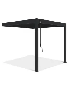 Pergola aluminium Orion 3 x 3m Anthracite przyścienna