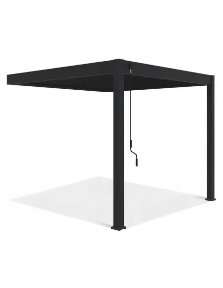 Pergola aluminium Orion 3 x 3m Anthracite przyścienna