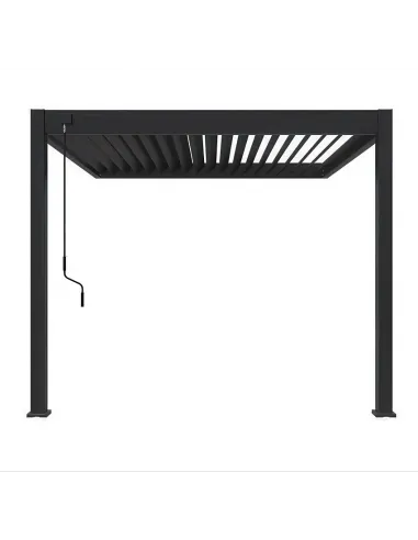 Pergola aluminium Orion 3 x 3m Anthracite przyścienna