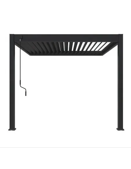 Pergola aluminium Orion 3 x 3m Anthracite przyścienna