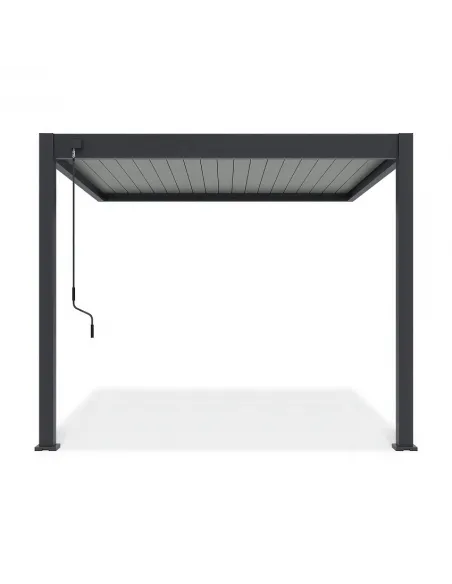 Pergola aluminium Orion 3 x 3m Anthracite/ Light grey przyścienna
