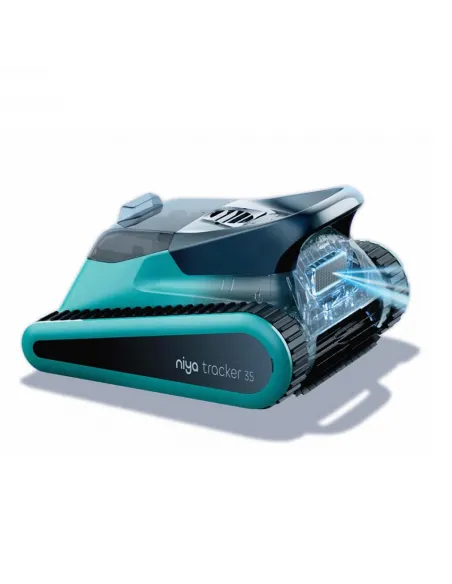 Bezprzewodowy odkurzacz do basenu NIYA TRACKER 35 dno, ściany, linia wody