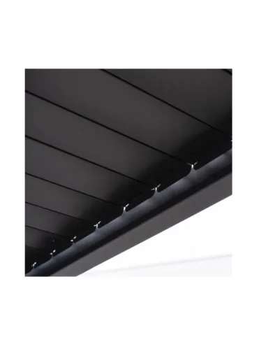 Pergola ogrodowa alumionowa antracyt 3x4m Orion przyścienna