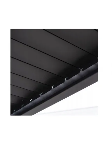 Pergola ogrodowa alumionowa antracyt 3x4m Orion przyścienna