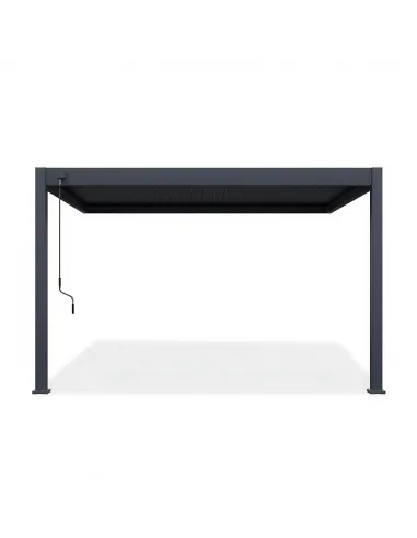 Pergola aluminium Orion 3x4m Anthracite przyścienna 2 nogi