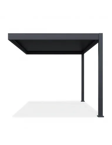 Pergola aluminium Orion 3x4m Anthracite przyścienna 2 nogi