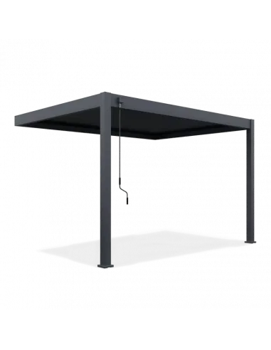Pergola aluminium Orion 3x4m Anthracite przyścienna 2 nogi