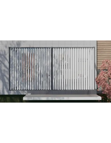 Pergola aluminium Orion 3x6m Anthracite/ Light Grey 4 nogi