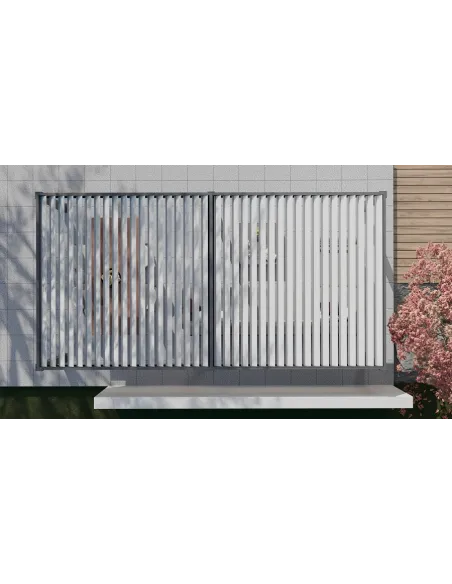 Pergola aluminium Orion 3x6m Anthracite/ Light Grey 4 nogi