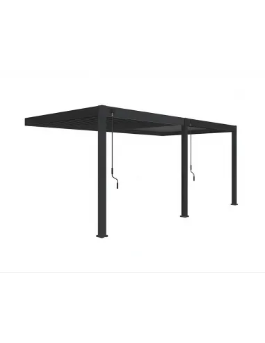 Pergola aluminium Orion 3x6m przyścienna Anthracite