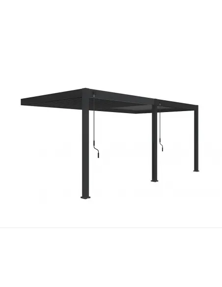 Pergola aluminium Orion 3x6m przyścienna Anthracite