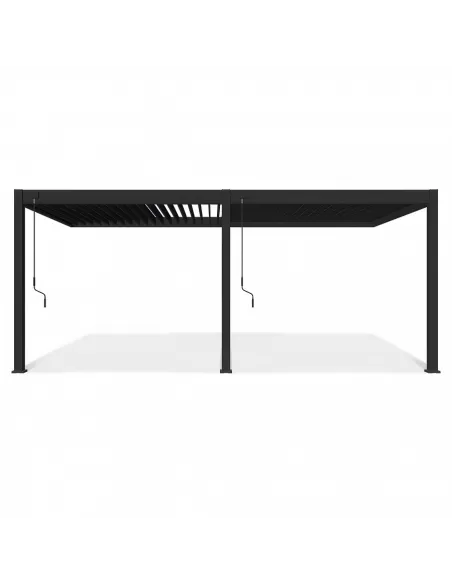 Pergola aluminium Orion 3x6m przyścienna Anthracite