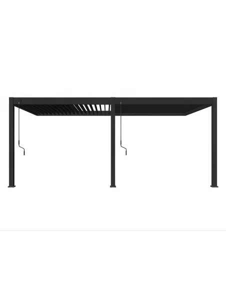 Pergola aluminium Orion 3x6m przyścienna Anthracite