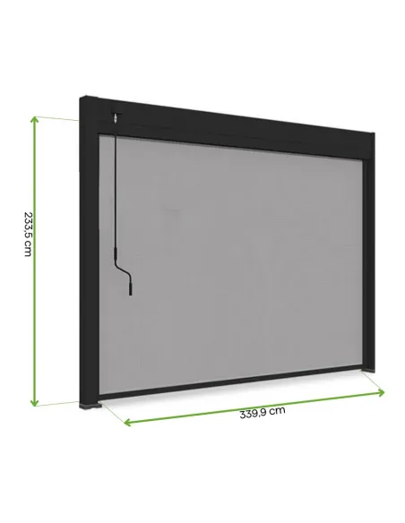 Roleta do pergoli ogrodowej 3,6 m. Roleta opuszczana do pergoli.