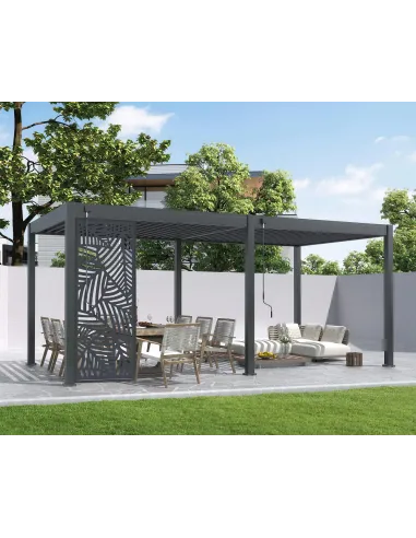 Panel ozdobny Deco do pergoli 1m Anthracite