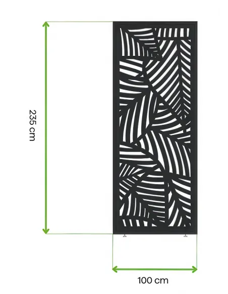 Panel ozdobny Deco do pergoli 1m Anthracite