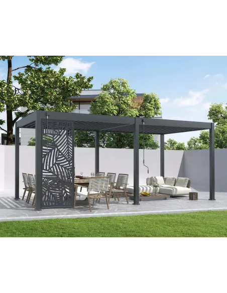 Panel ozdobny Deco do pergoli 1m Anthracite