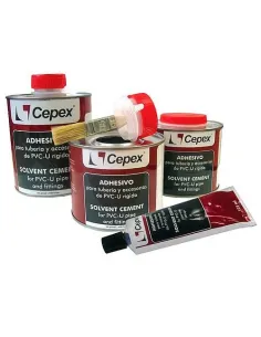 Klej do PVC-U z pędzelkiem 1 l Cepex 09044