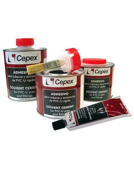 Klej do PVC-U z pędzelkiem 1 l Cepex 09044