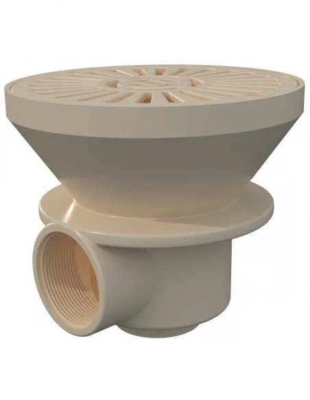 Odpływ denny okrągły 175mm beżowy baseny płytkowe Astralpool (01467CL090)