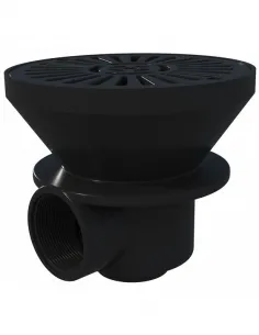 Odpływ denny okrągły 175mm antracyt baseny płytkowe Astralpool (01467CL144)