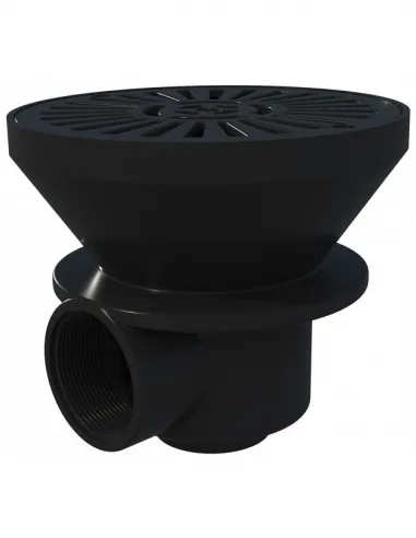 Odpływ denny okrągły 175mm antracyt baseny płytkowe Astralpool (01467CL144)