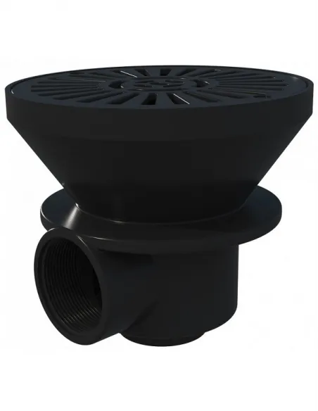 Odpływ denny okrągły 175mm antracyt baseny płytkowe Astralpool (01467CL144)