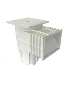 Skimmer do basenu biały 15 l pokrywa kwadrat 00250