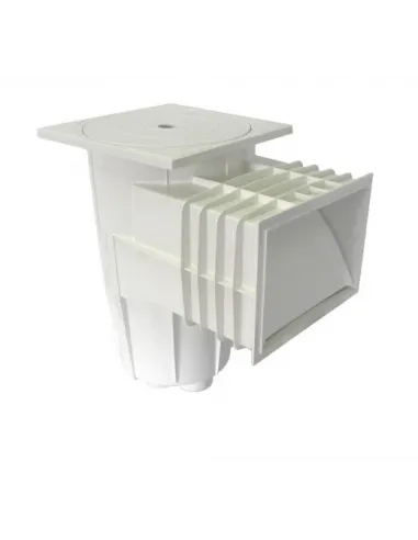 Skimmer do basenu biały 15 l pokrywa kwadrat 00250