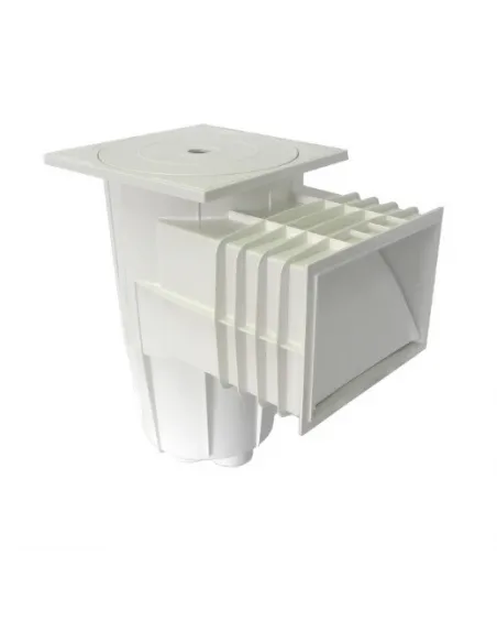 Skimmer do basenu biały 15 l pokrywa kwadrat 00250