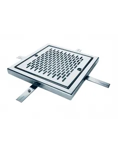 Odpływ denny kwadratowy 400x400mm stal nierdzewna baseny płytkowe Astralpool (00286)