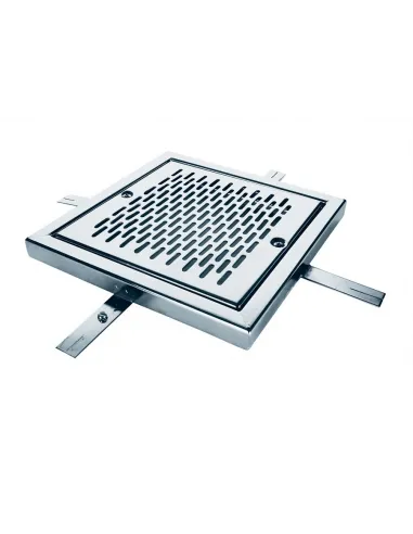 Odpływ denny kwadratowy 400x400mm stal nierdzewna baseny płytkowe Astralpool (00286)
