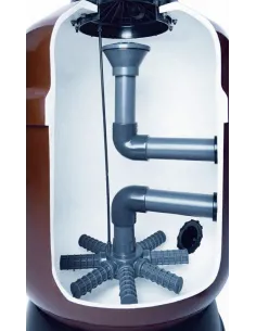 Filtr laminowany ATLAS boczny Ø600mm przyłącza 1 1/2'' - bez zaworu -36597 2