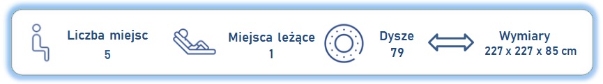 Dane podstawowe o jacuzzi Elysian Trident