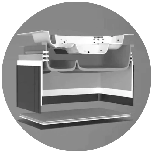 Potr&oacute;jna izolacja z wydajną grzałką