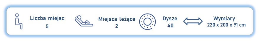 Dane podstawowe o jacuzzi Elysian Trident