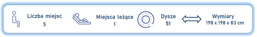 Dane podstawowe o jacuzzi Elysian Trident